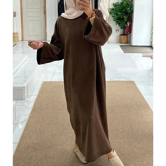 DAFNÍ Winter Abaya With Pocket